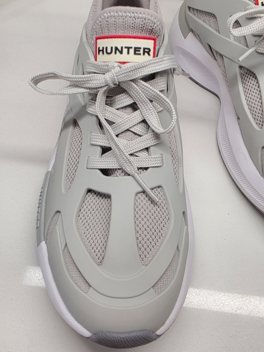 Hunter Women's Light Gray Athletic Sneakers - Picture 7 of 9